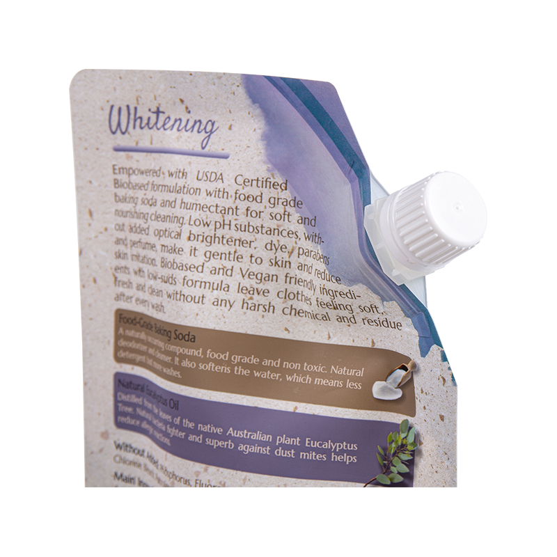 সিলিং পারফরম্যান্স সহ স্পাউট পাউচ লন্ড্রি ডিটারজেন্ট ব্যাগ সিলিং পারফরম্যান্স সহ স্পাউট পাউচ লন্ড্রি ডিটারজেন্ট ব্যাগ