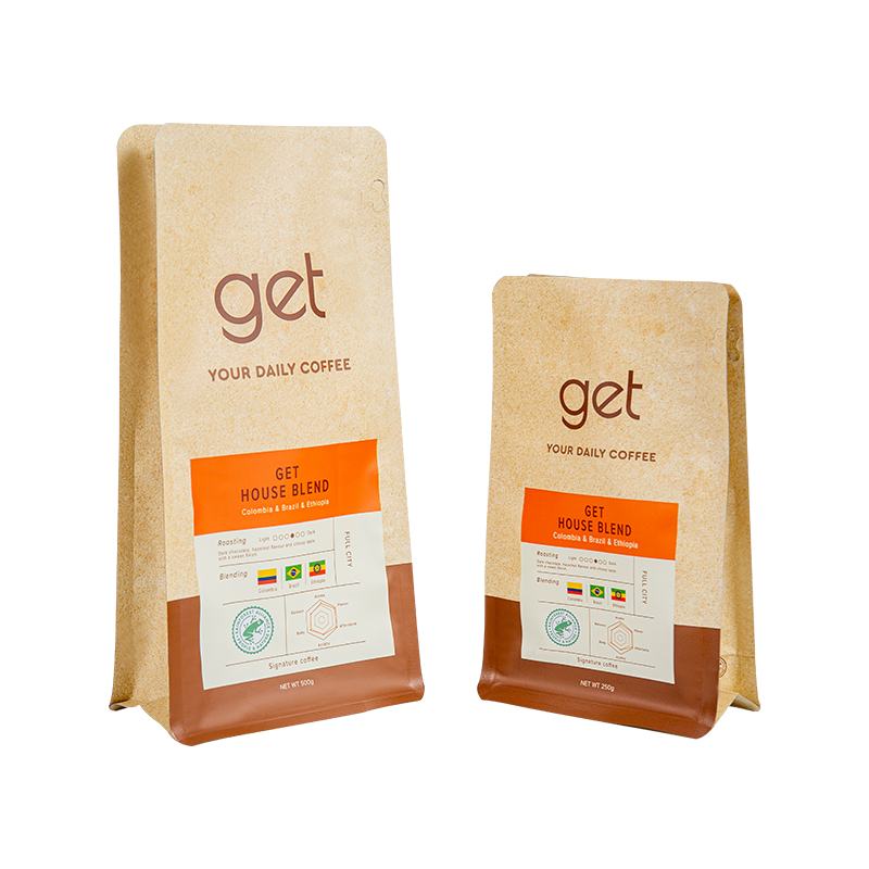 250 গ্রাম, 500 গ্রাম, 1 কেজি কফি বিন প্যাকেজিং ব্যাগ 250 গ্রাম, 500 গ্রাম, 1 কেজি কফি বিন প্যাকেজিং ব্যাগ