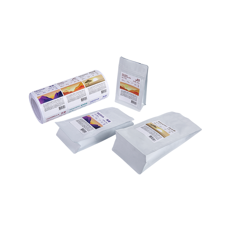 স্টিকার লেবেল সহ 250 গ্রাম, 500 গ্রাম, 1 কেজি কফি প্যাকেজিং ব্যাগ স্টিকার লেবেল সহ 250 গ্রাম, 500 গ্রাম, 1 কেজি কফি প্যাকেজিং ব্যাগ