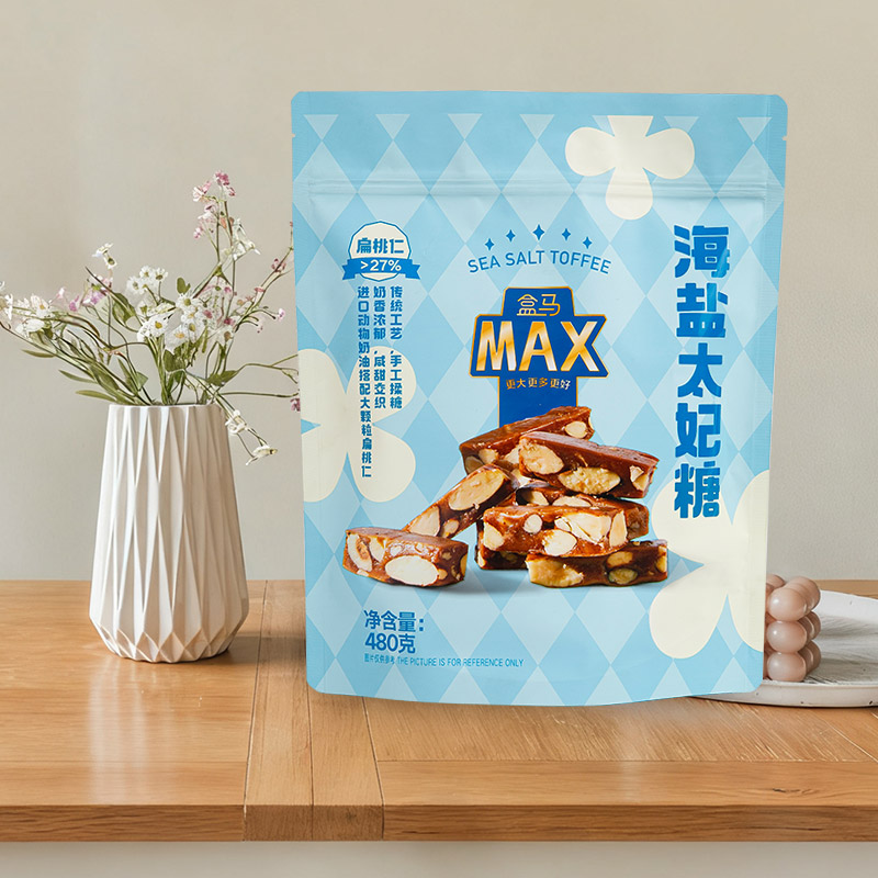 ভাইব্রেন্ট কালার ডিজিটাল প্রিন্টিং-লো পাউচ স্ন্যাক ব্যাগ